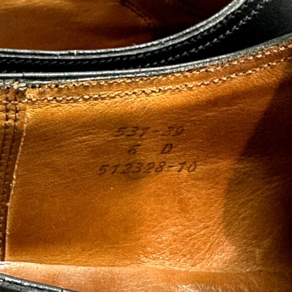 VERY GOOD J. M. Weston Simple Buckle Derby Single Monk Black Calf UK 6 / US 7 - Picture 10 of 13